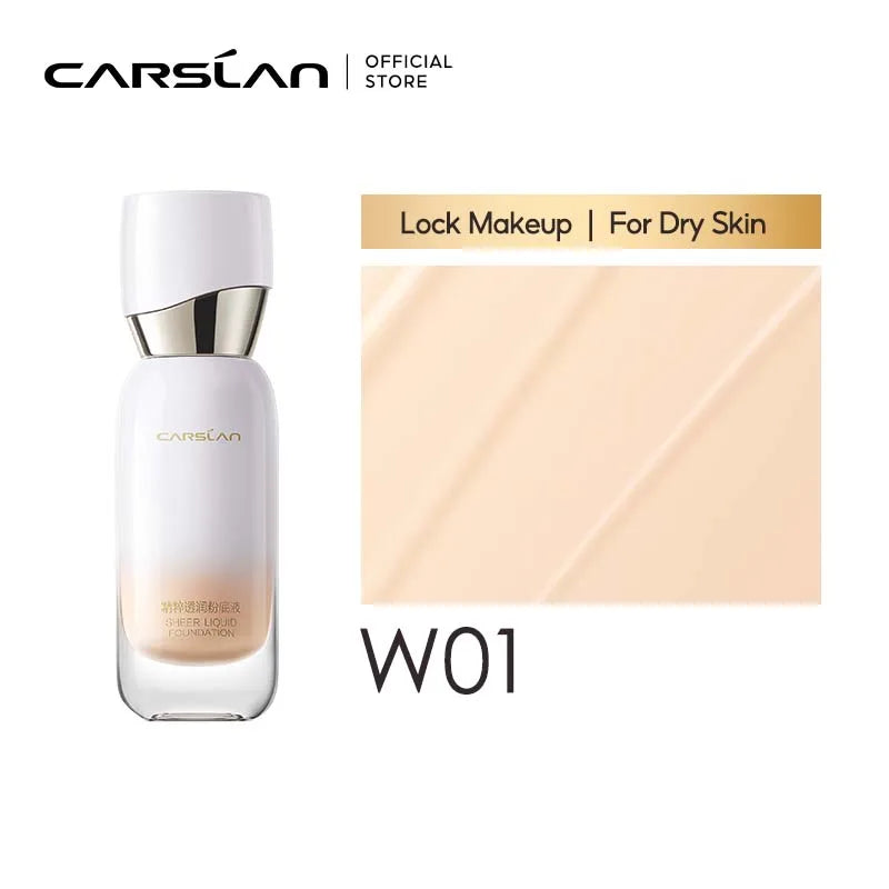 CARSLAN Sheer Liquid Foundation – Fondotinta Liquido Idratante e Illuminante