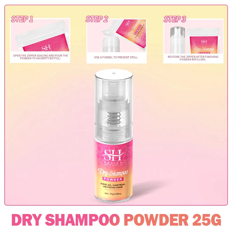 Sevich Fluffy Dry Shampoo – Polvere Volumizzante e Assorbi-Olio