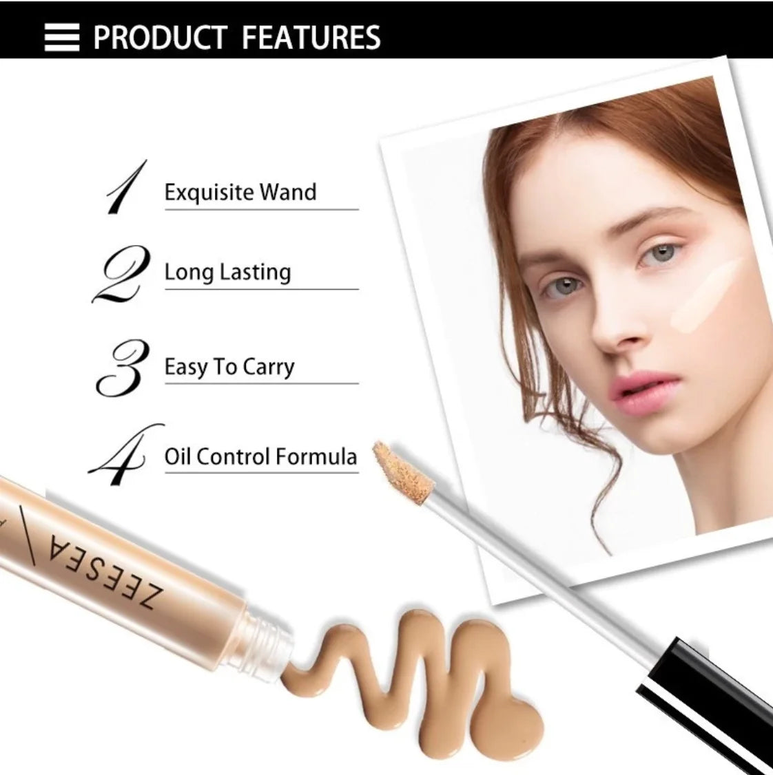 ZEESEA Creamy Full Coverage Liquid Concealer