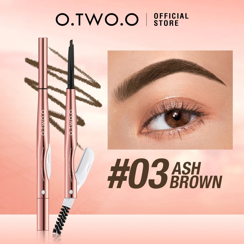 O.TWO.O Eyebrow Pencil 3 in 1 – Waterproof 24H