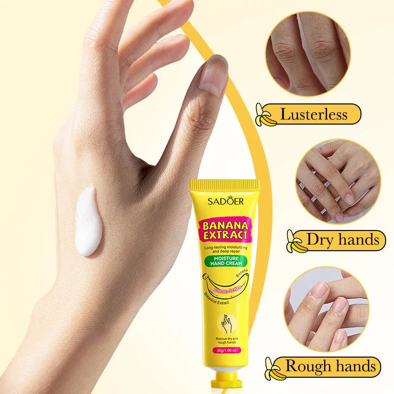 SADOER Banana Hand Cream – 3/5 pezzi