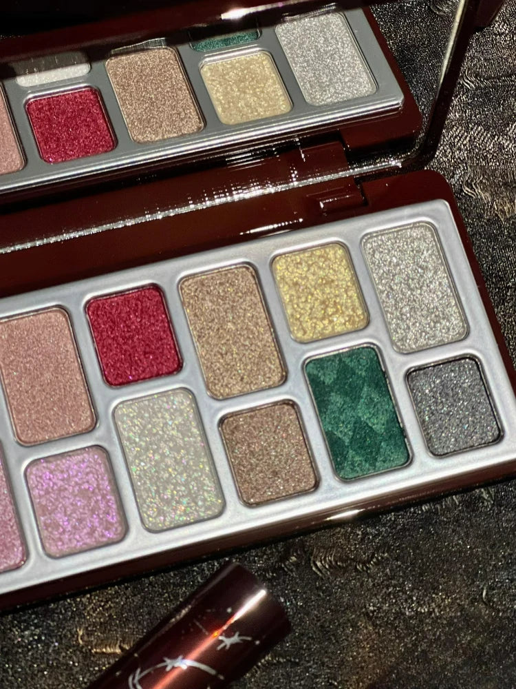 Cheeryep Qianyan – Starlight Wishes Christmas Eyeshadow Palette (16 colori)