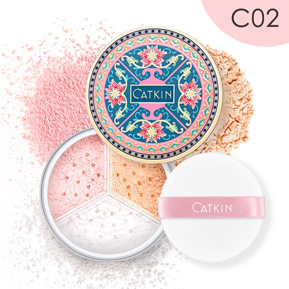 Catkin Trio-Color Lotus Loose Powder 15.6g