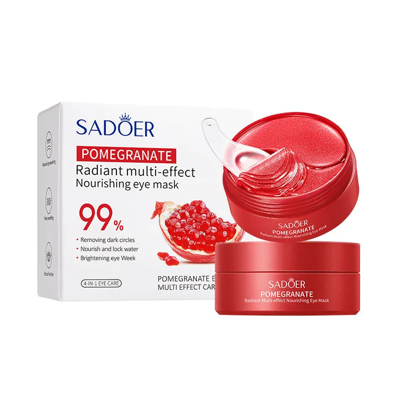 SADOER Patch Occhi Collagene al Melograno Rosso
