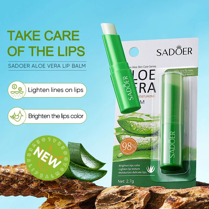 SADOER Lip Balm – Coconut, Aloe Vera & Vitamin C