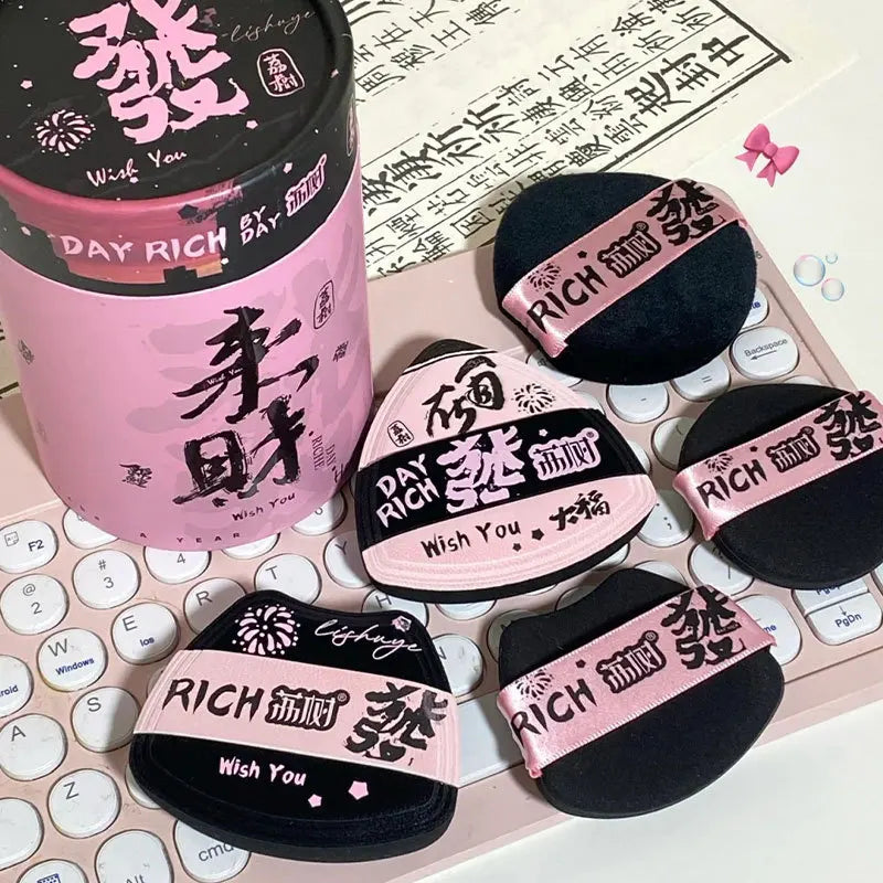 Lishu Set 5 Puff Make-up Multiuso