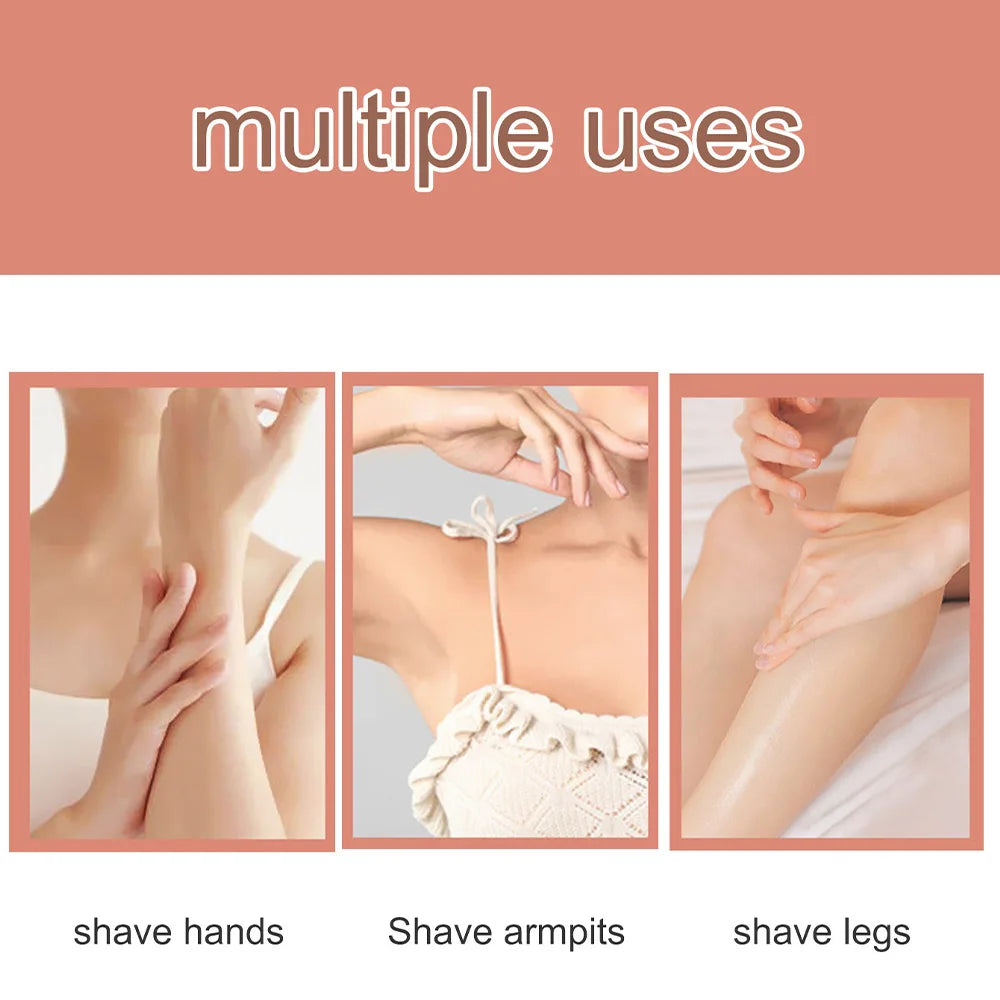 GECOMO 3-Piece Mixed Color Foldable Eyebrow Trimmer Set