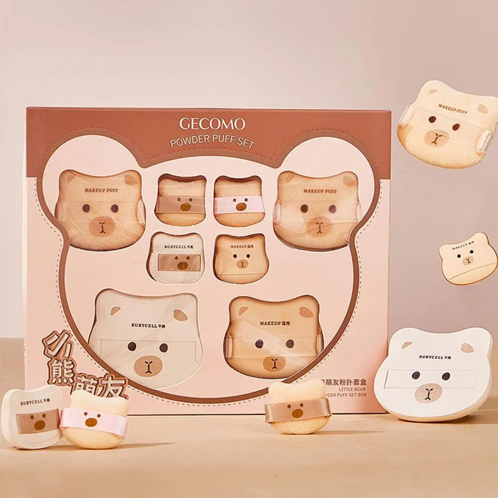 GECOMO Powder Puff Set – Wet & Dry Use