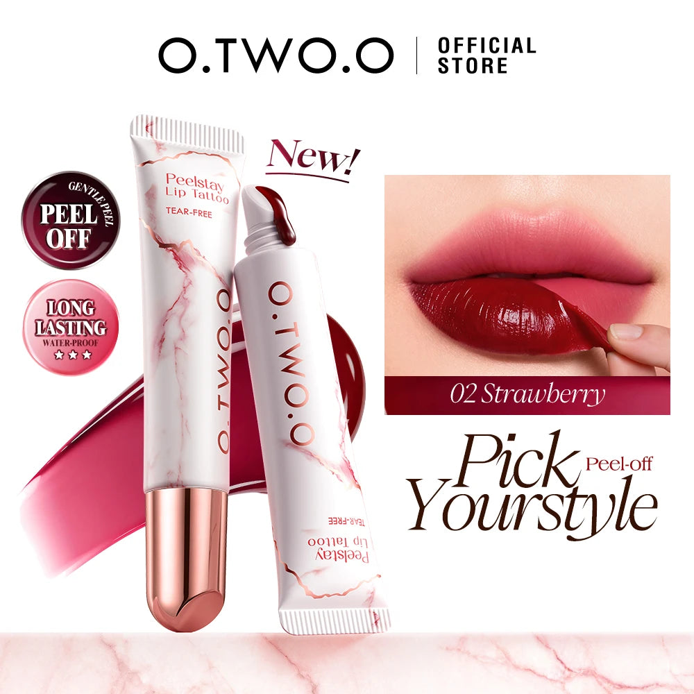 O.TWO.O Banxeer Lip Stain Lip Tattoo Peel-Off 2pz
