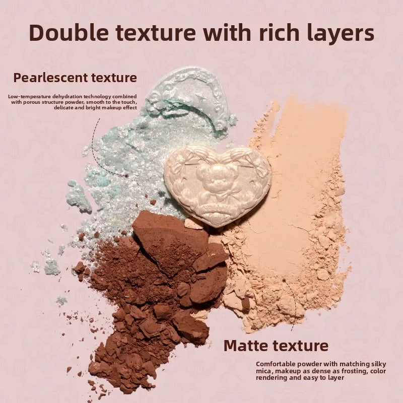 Flower Knows The Sweetie Bear 6 Colori Makeup Palette