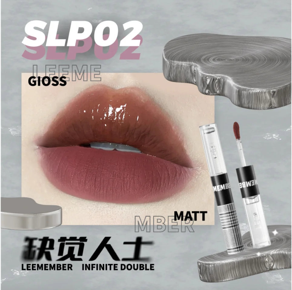 LEEMEMBER – Hazy Non-Stick Double-Ended Liquid Lipstick