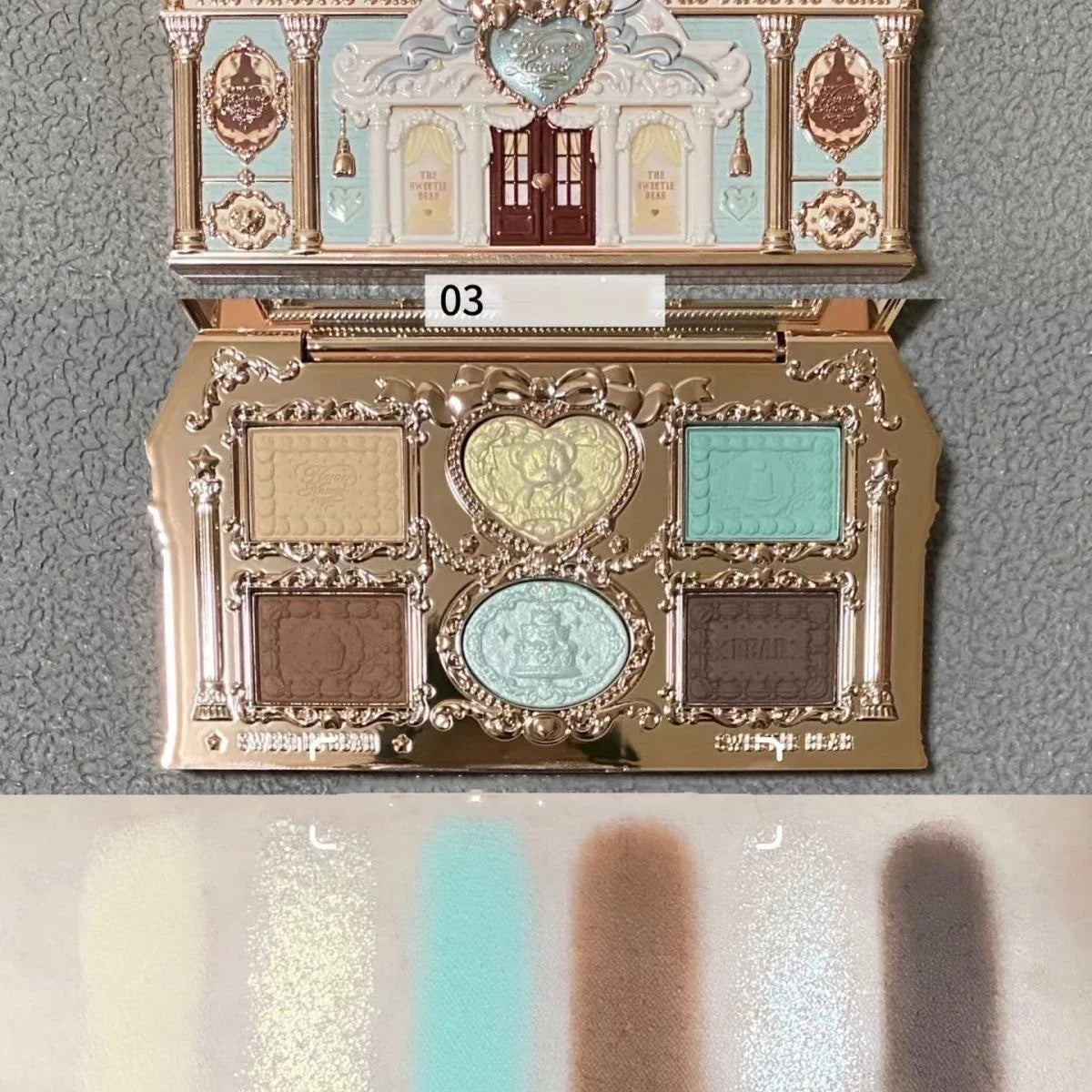 Flower Knows The Sweetie Bear 6 Colori Makeup Palette