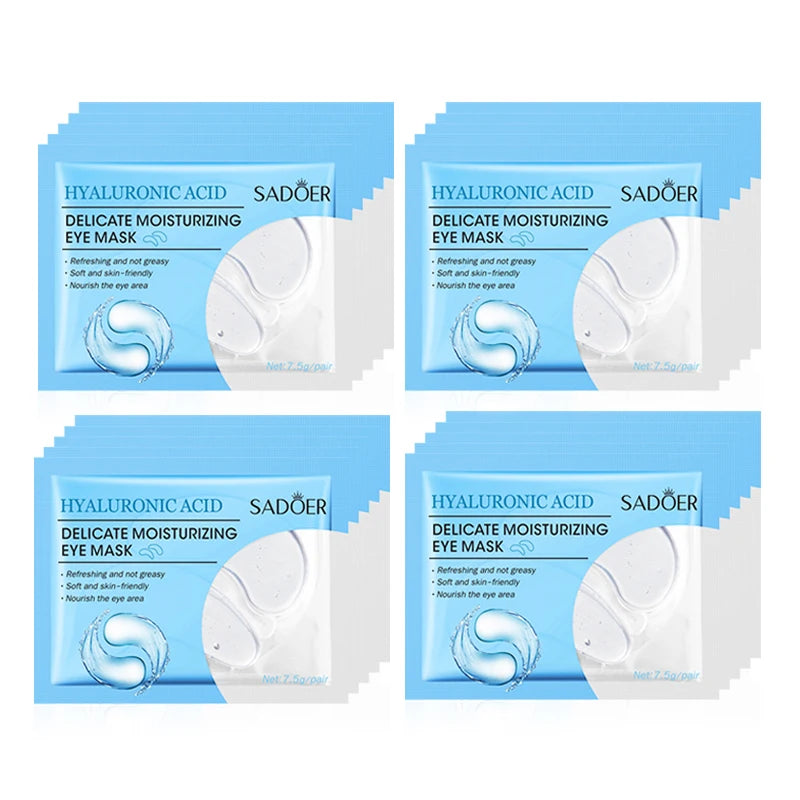 SADOER Crystal Collagen Eye Mask – Maschere Contorno Occhi Idratanti e Anti-Occhiaie (5/10/20 coppie)