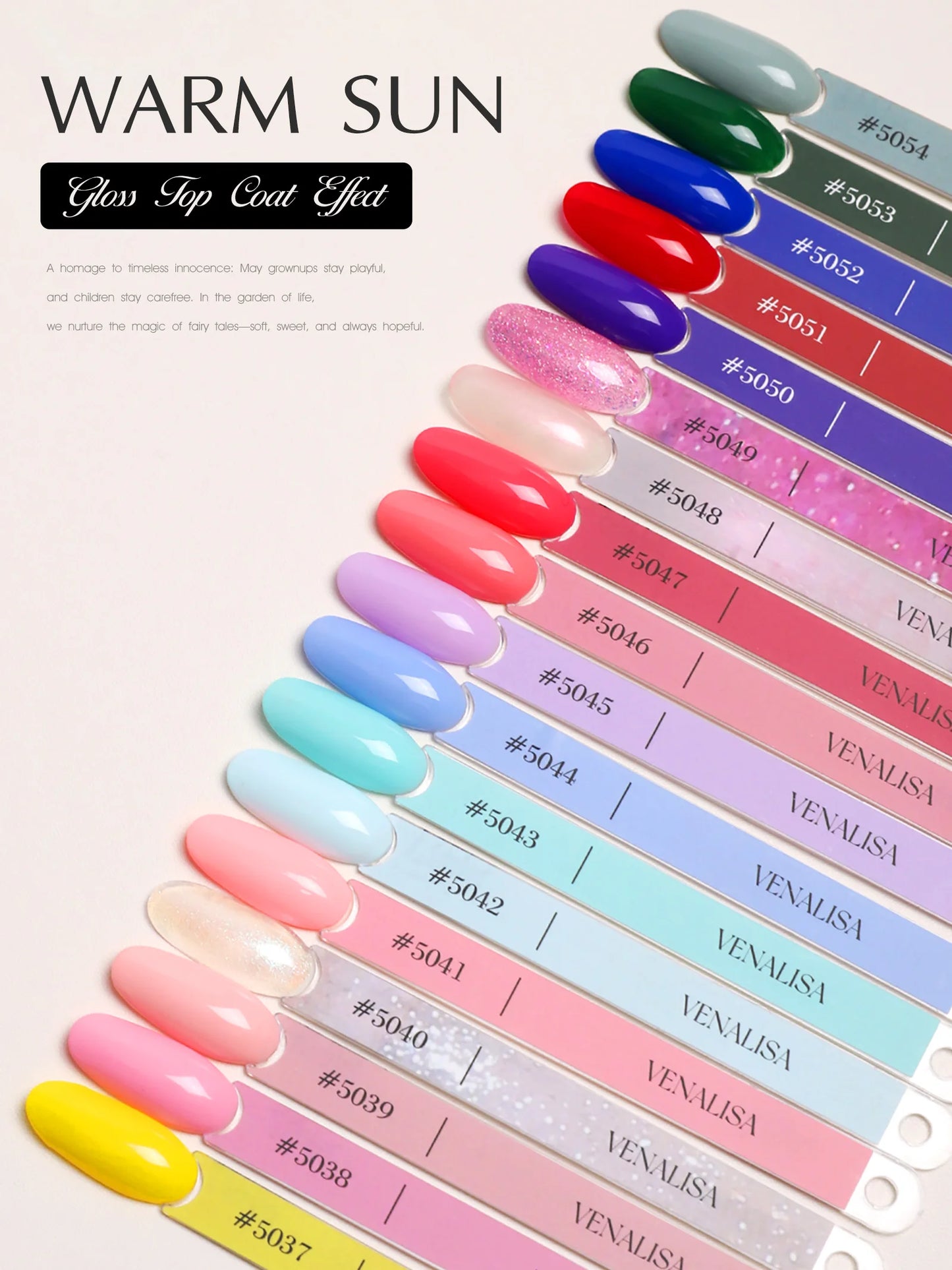 Venalisa VIP Nail Gel Polish Set – 10ml Bottles, Vegan, HEMA/TPO Free