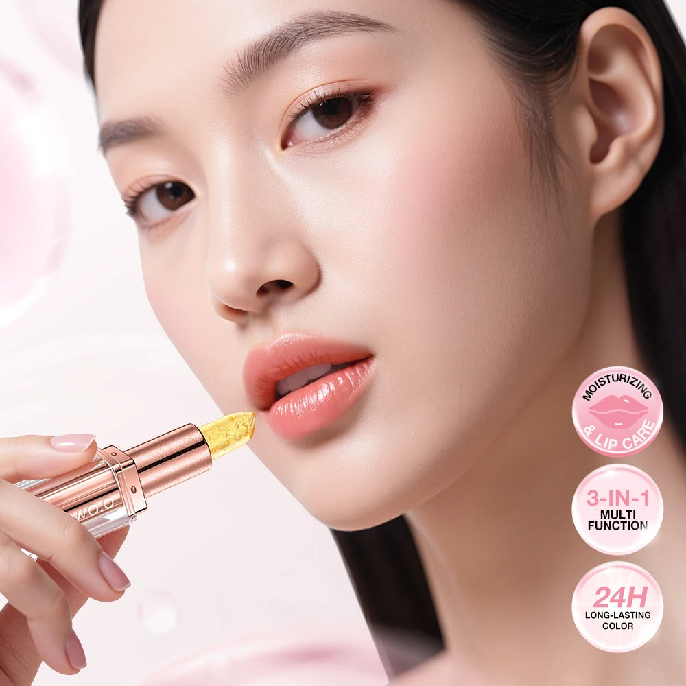 O.TWO.O Color Changing Lipstick – Lip Balm Glossy Shine 2pz