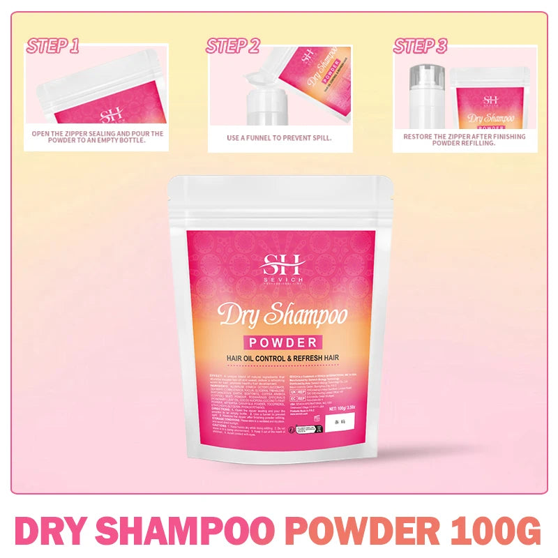Sevich Fluffy Dry Shampoo – Polvere Volumizzante e Assorbi-Olio