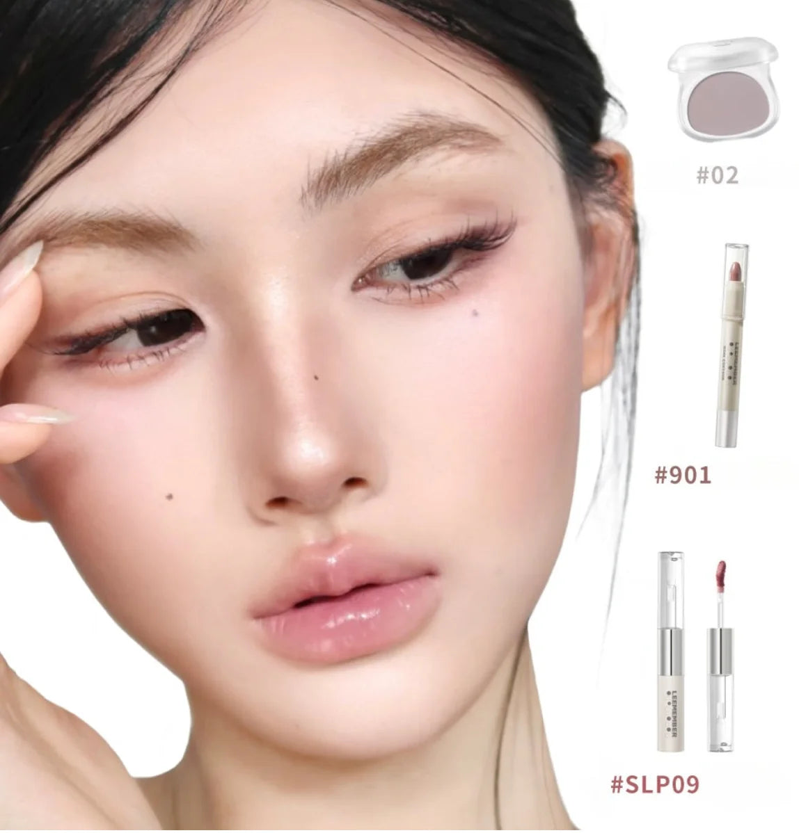 LEEMEMBER – Matte Gloss Non-Stick Double-Ended Liquid Lipstick