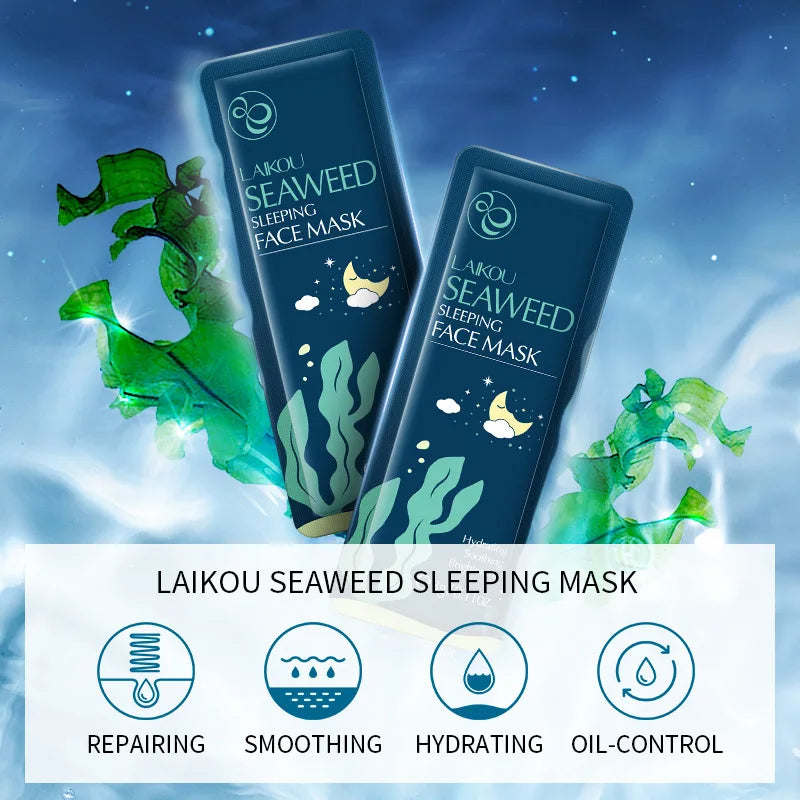LAIKOU Seaweed Sleeping Face Mask 7pz