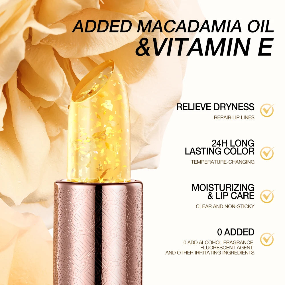 O.TWO.O Color Changing Lipstick – Lip Balm Glossy Shine