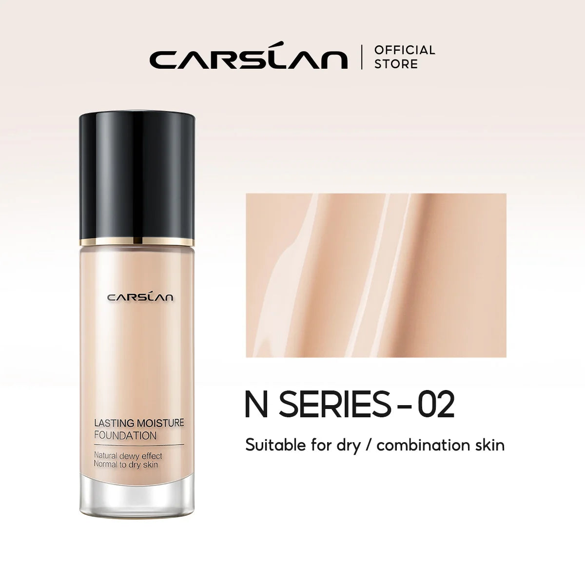 CARSLAN Long-Lasting Liquid Foundation – Full Coverage & Hydrating