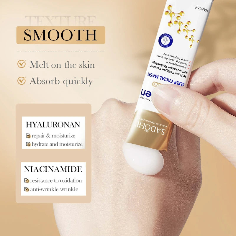 SADOER Maschere Viso Notturne al Collagene (30/60/90pz)
