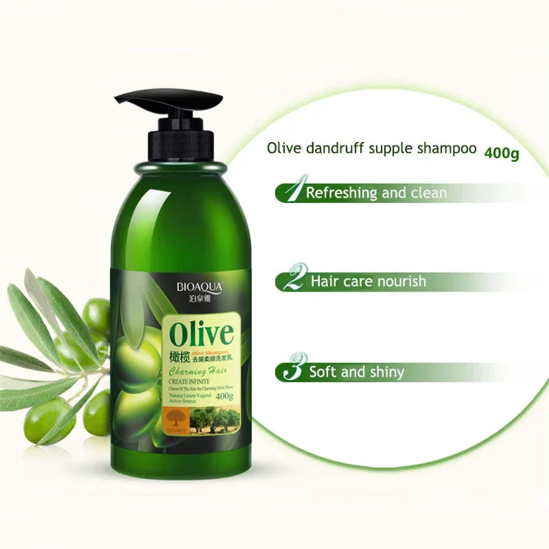 BIOAQUA Professional Olive Anti-Dandruff Shampoo – 400ml