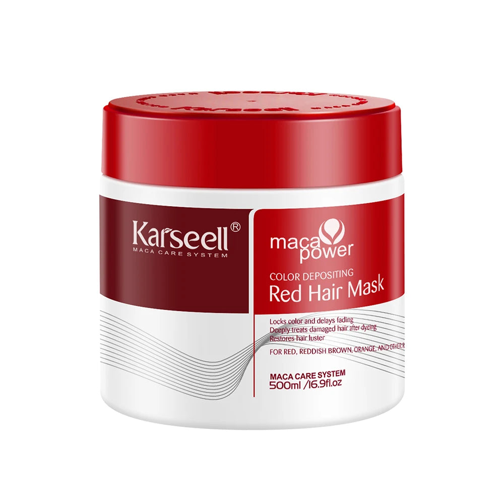 Karseell Color Depositing Red Hair Mask 500ml