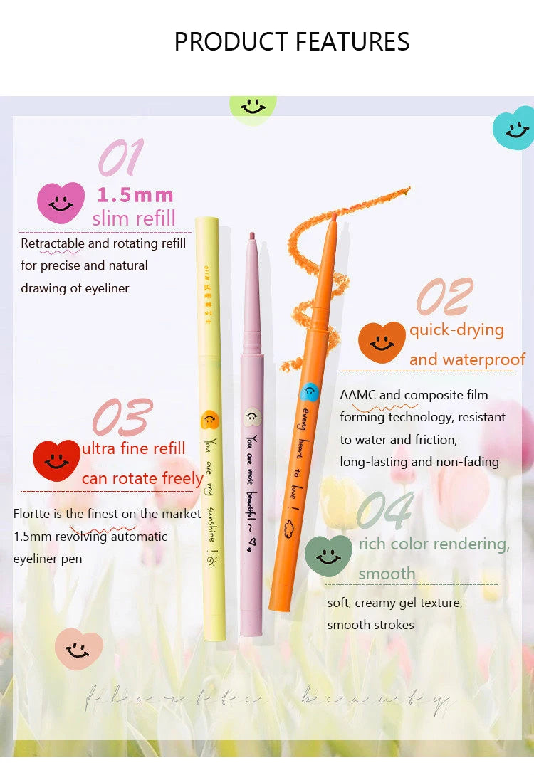 FLORTTE – Smile Heart Series Gel Eyeliner Pencil