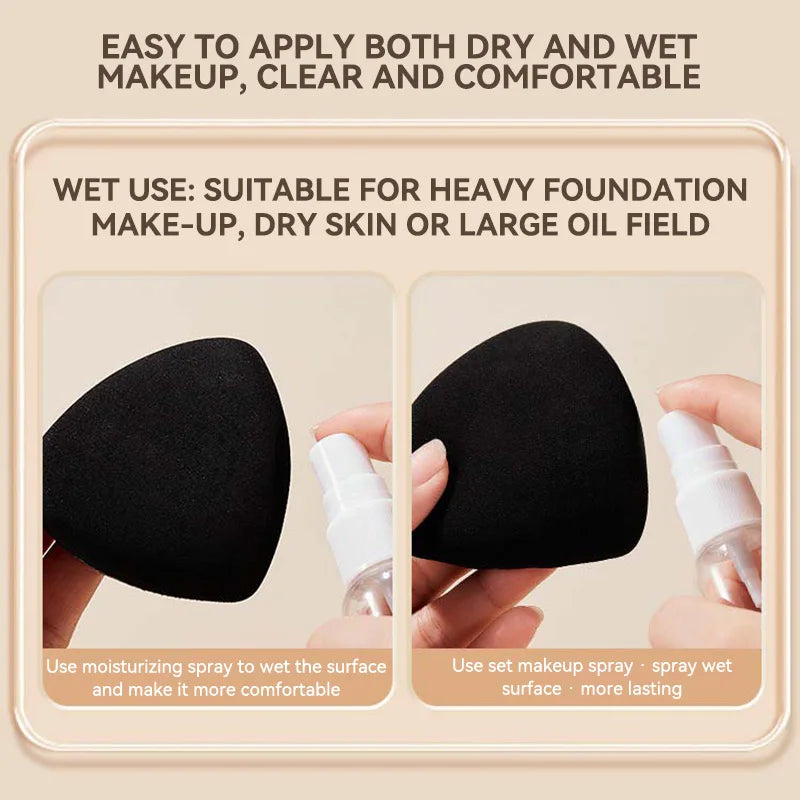 GECOMO Dual-Sided Black Beauty Sponge