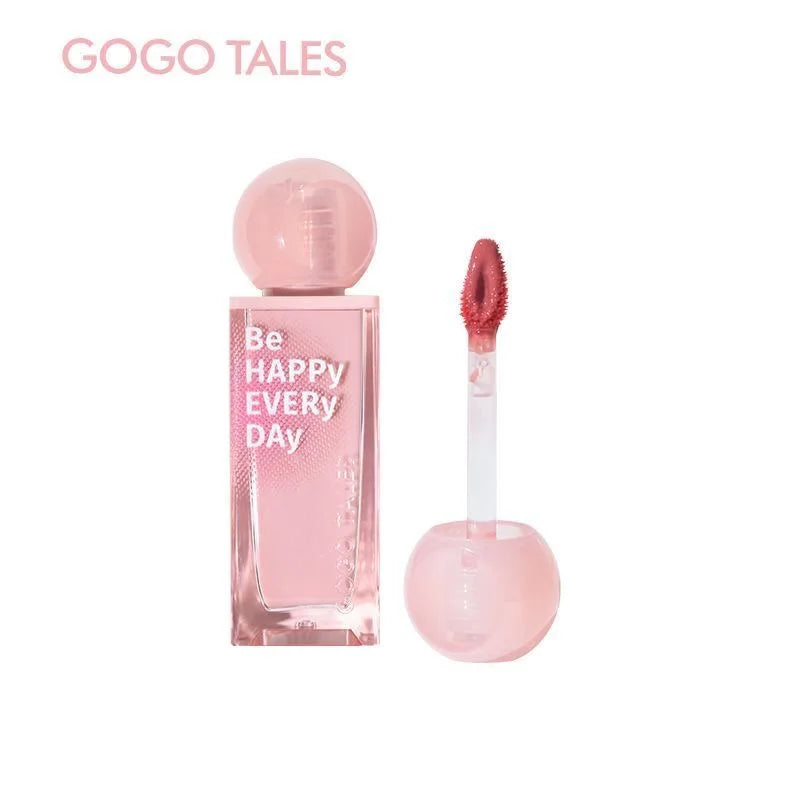 Gogotales Small Pink Ball Water Gloss Mirror Lip Glaze 3.8g