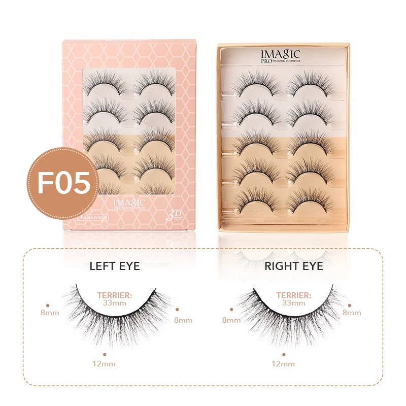 IMAGIC 3D Faux Mink Lashes – 5 Paia