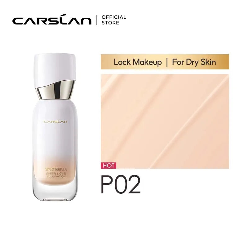 CARSLAN Sheer Liquid Foundation – Fondotinta Liquido Idratante e Illuminante