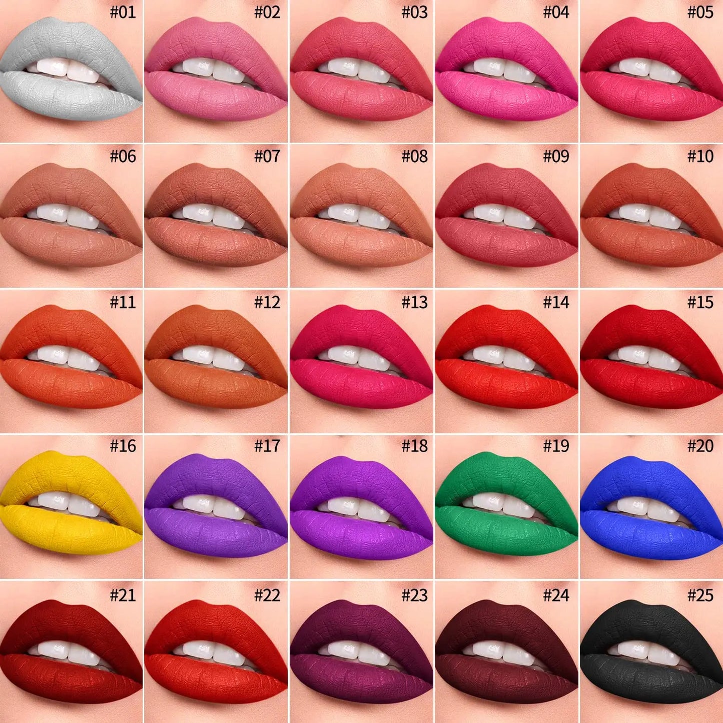 DE'LANCI 25 Color Matte Lip Palette