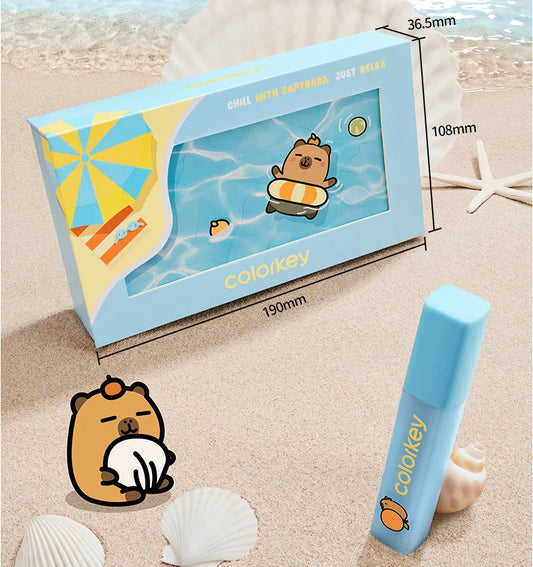 Colorkey x Orange Capybara – Water Mist Lip Gloss Gift Box (6 Mini)