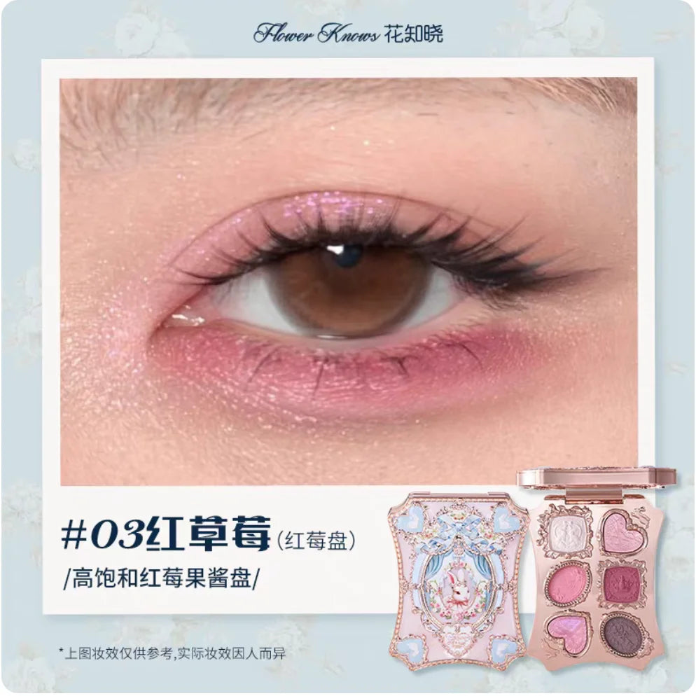 Flower Knows Bunny Garden Eyeshadow Palette – 6 Color Palette