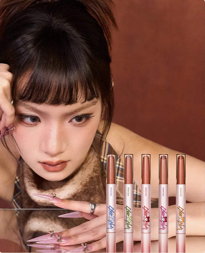 Cheeryep Qianyan Nude Fog Double Head Lipstick Pen