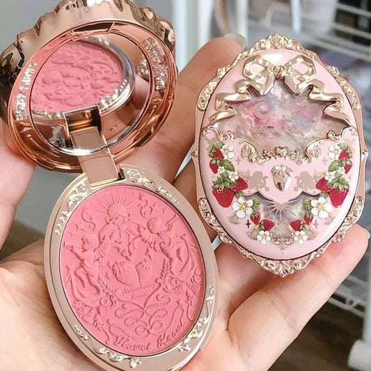 Flower Knows Strawberry Rococo Embossed Blush 5g
