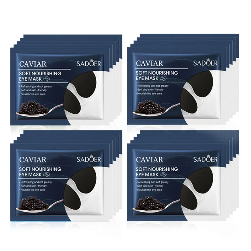 SADOER Crystal Collagen Eye Mask – Maschere Contorno Occhi Idratanti e Anti-Occhiaie (5/10/20 coppie)