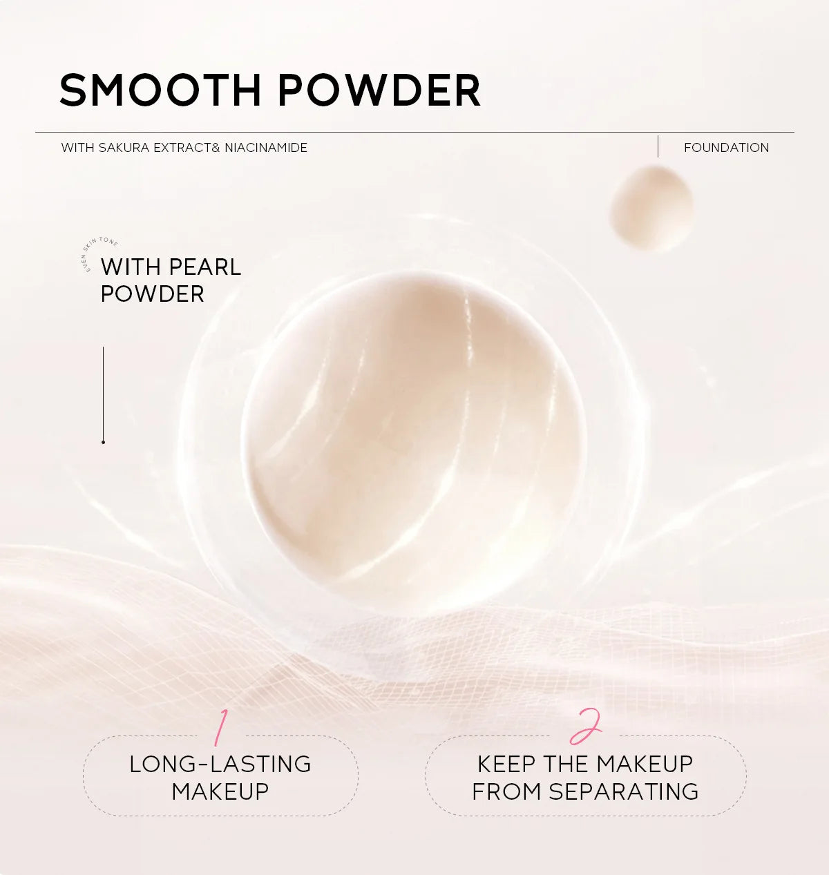 LAIKOU Sakura Liquid Foundation – Fondotinta Idratante e Uniformante