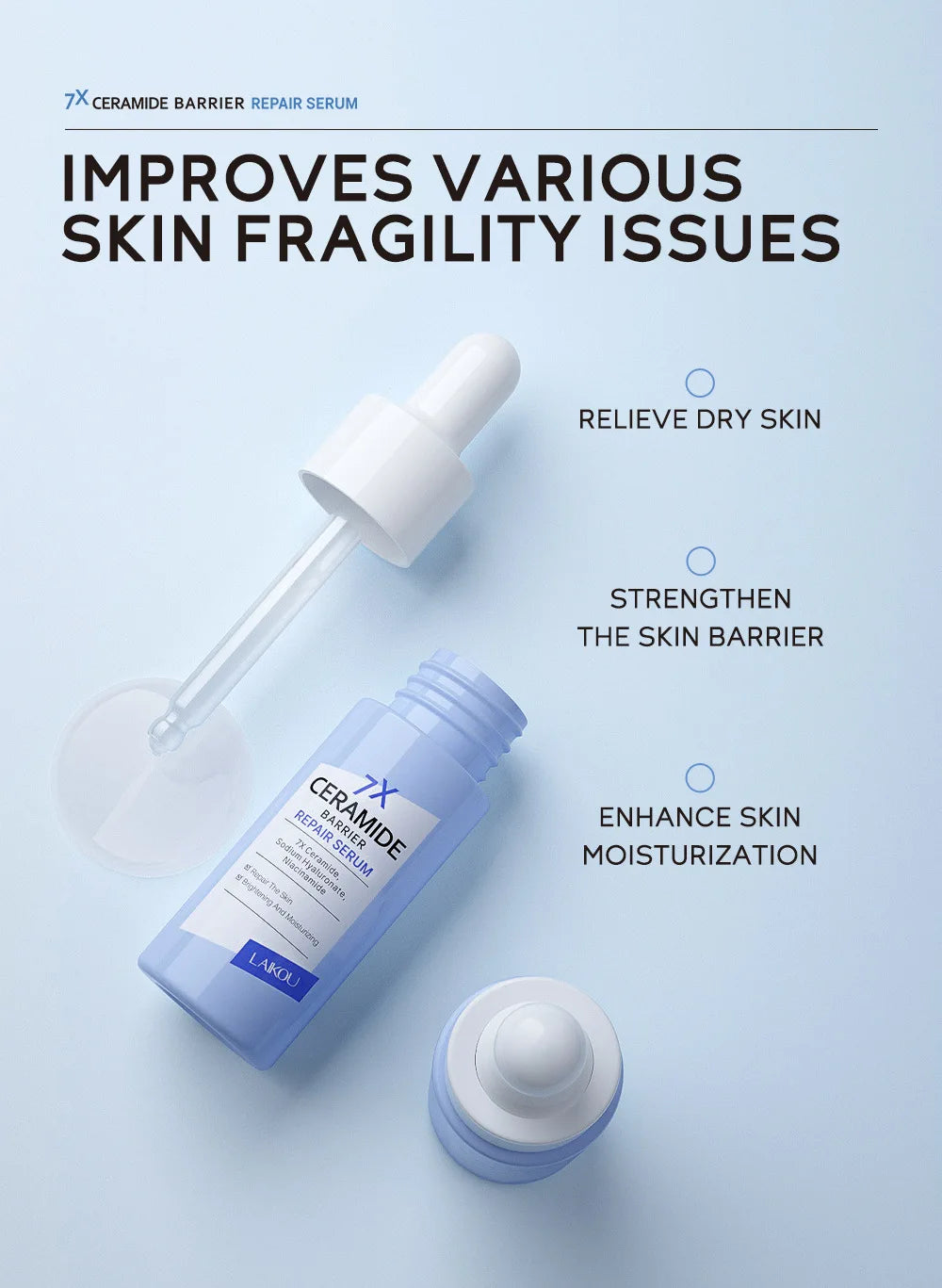 LAIKOU 7X Ceramide Barrier Repair Serum
