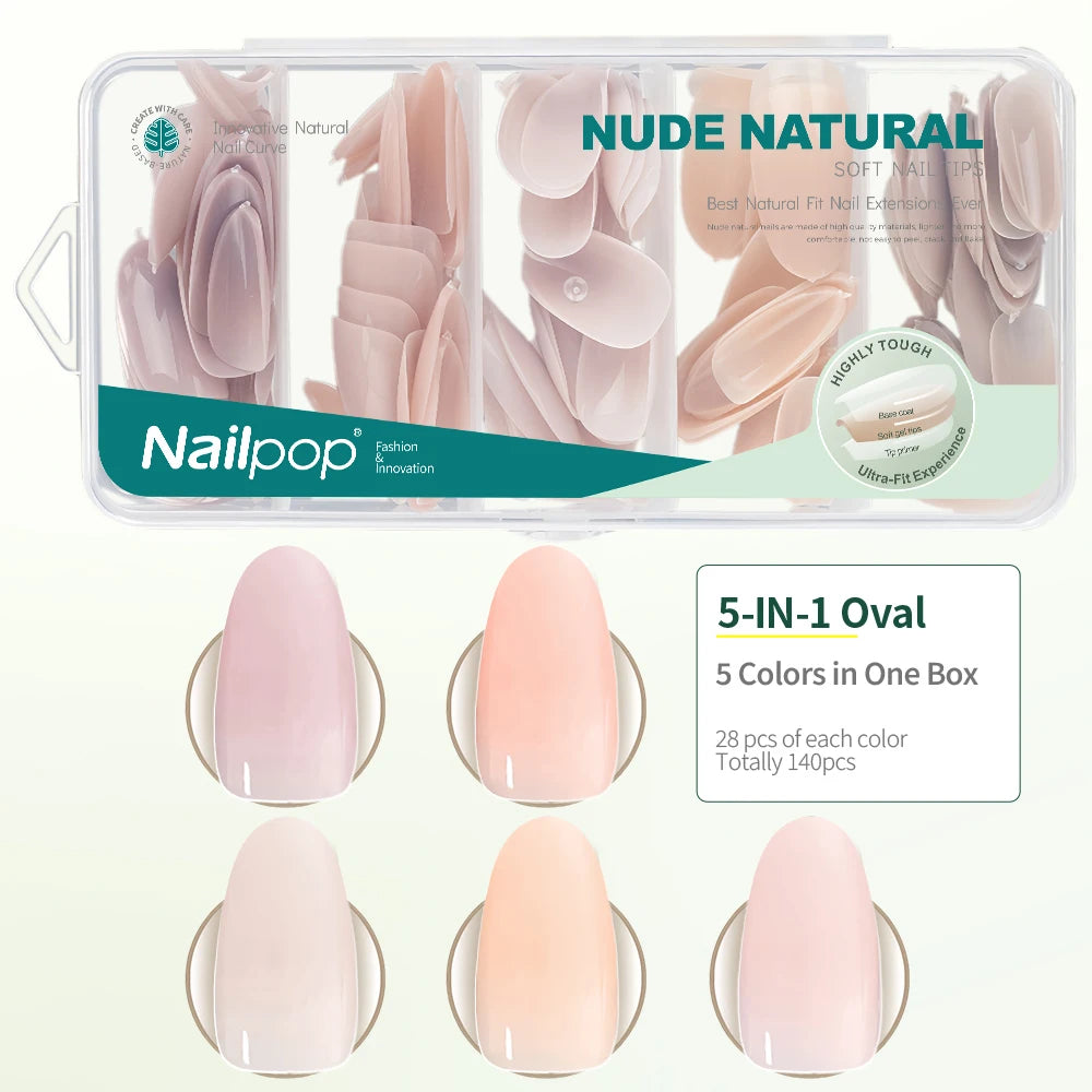 Nailpop Ultra Fit Nude Press On Nails