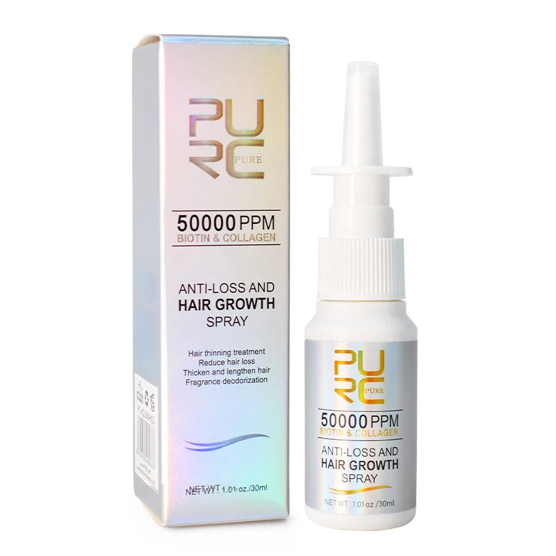 PURC Spray Capillare Biotina & Collagene – Anti-Caduta e Crescita Capelli