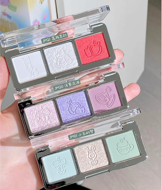 LEEMEMBER Tri-Color Fruit Punch Edition Eyeshadow Palette