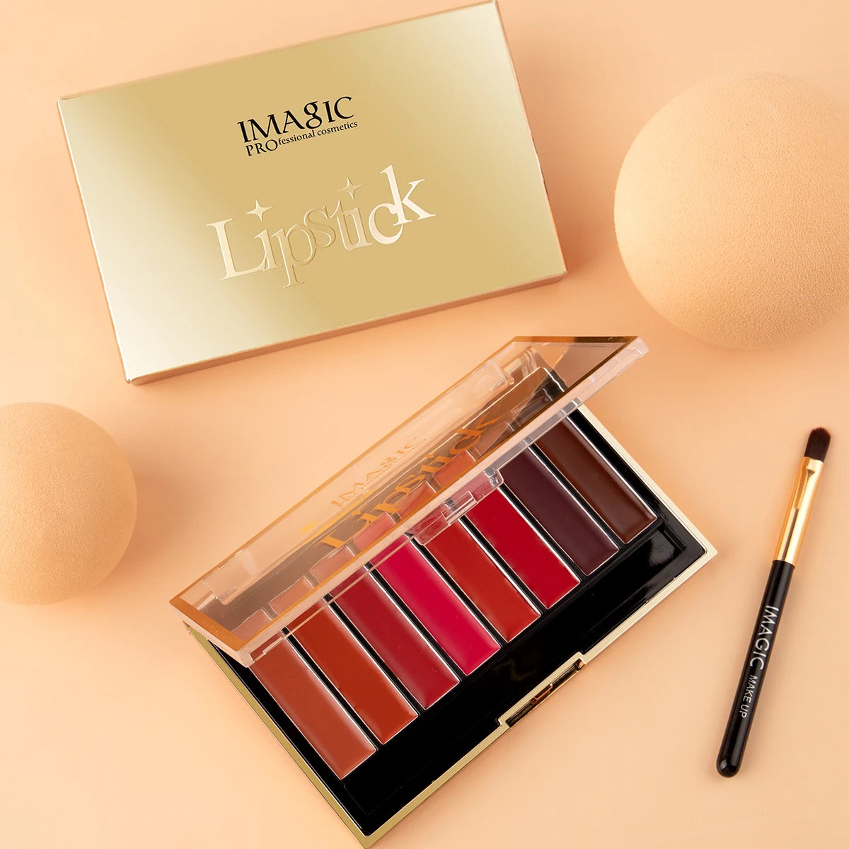 IMAGIC 8-Color Matte Lipstick Palette