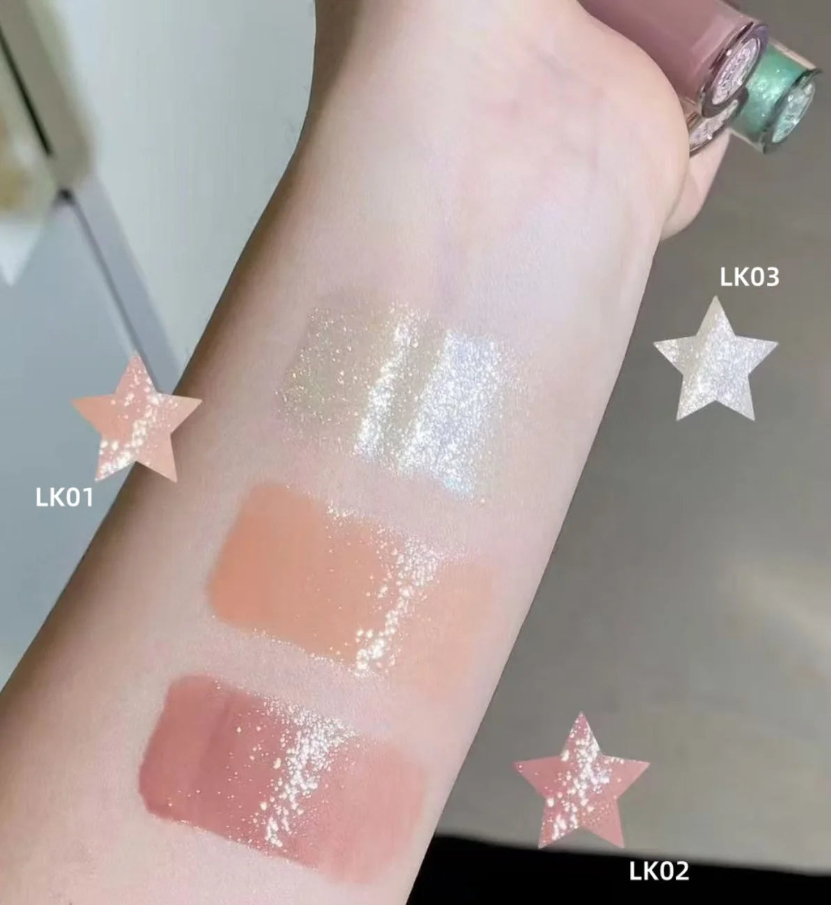 LEEMEMBER Water Essence Lip Gloss – Lucky Clover Edition