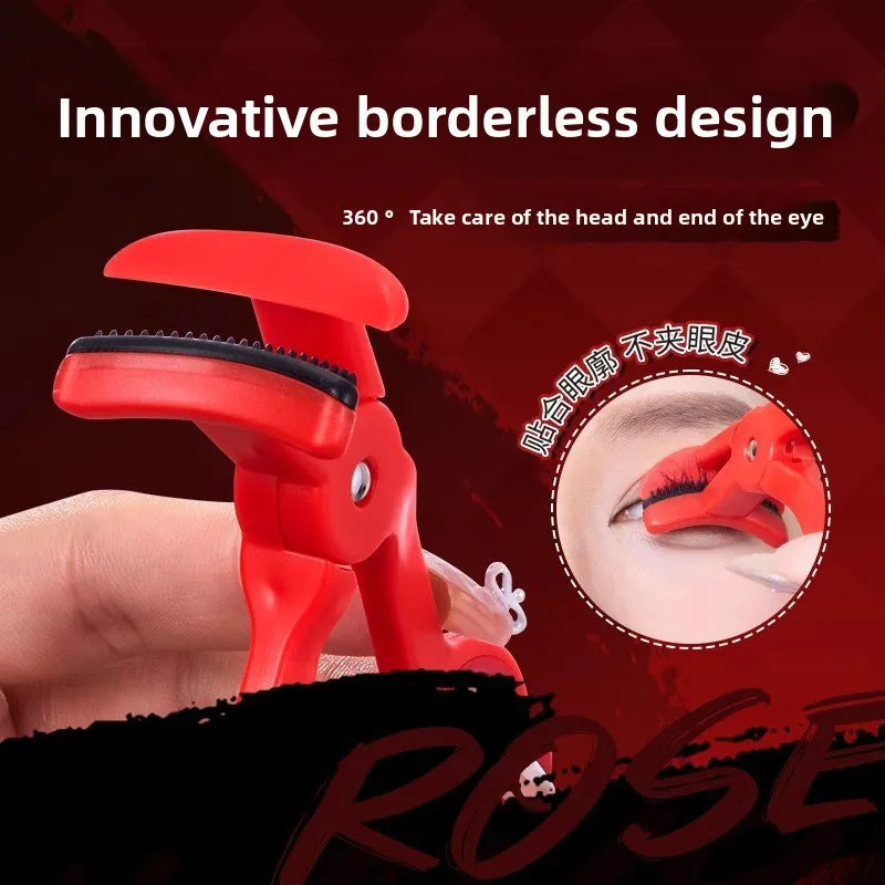 Lishu Piega Ciglia Senza Cornice con Pettine Integrato