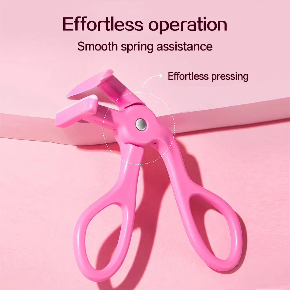GECOMO Bezel-Free Eyelash Curler with Silicone Pads