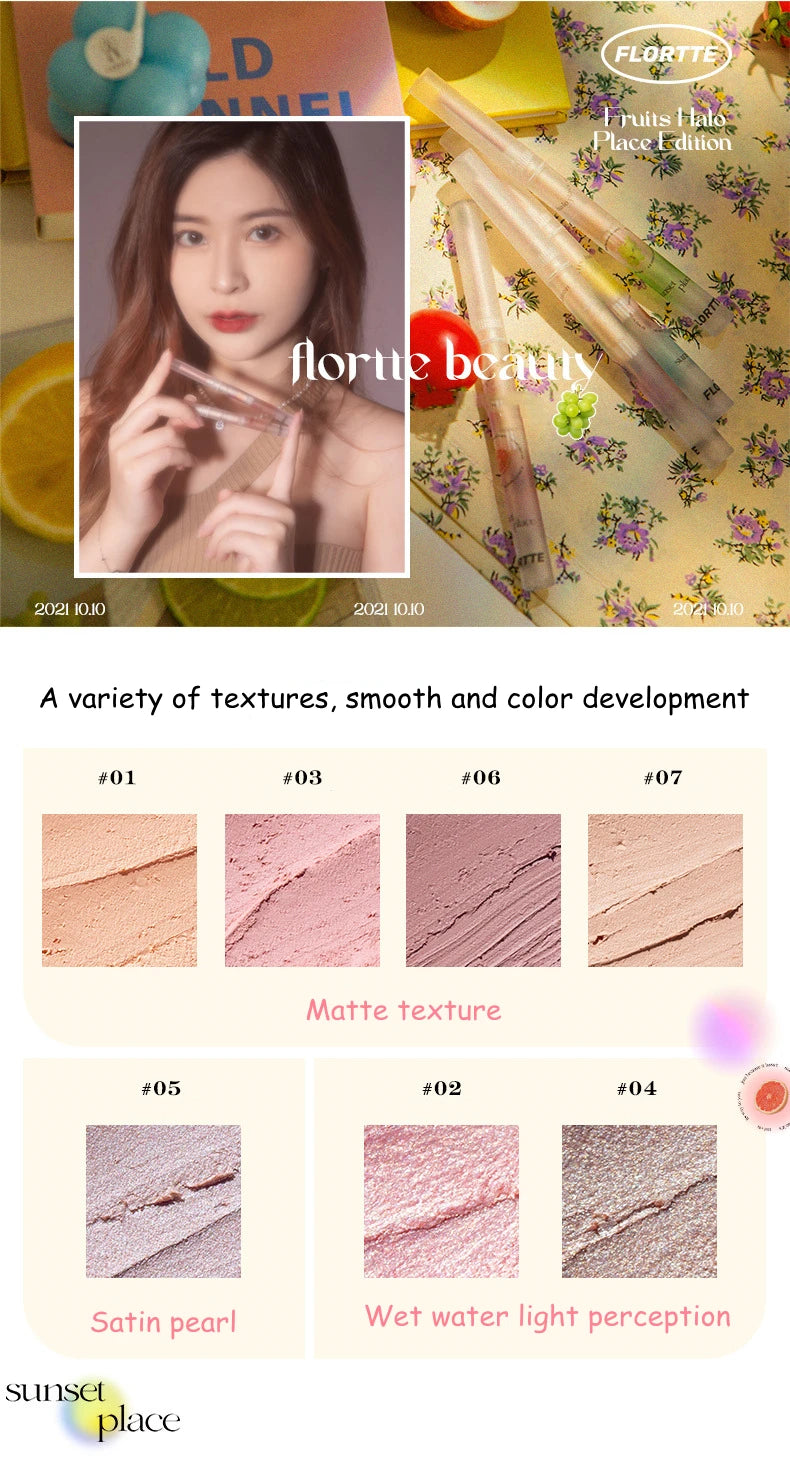 FLORTTE – I Love Myself Series Silkworm Eyeshadow Pen