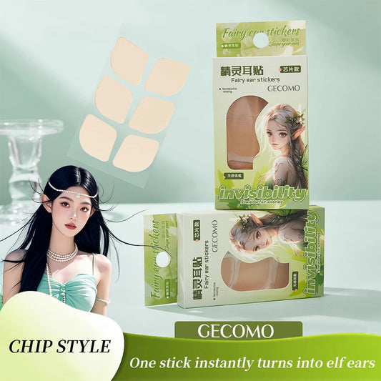 GECOMO Natural Invisible Fairy Ear Stickers – 18 Pieces