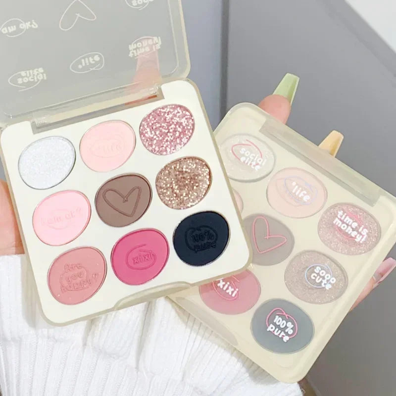 Xixi Graffiti Diary Nine-Color Eye Shadow Palette (3 varianti)